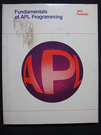 Fundamentals of APL programming: Paulman, Jack: 9780697081193: Amazon ...