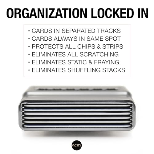 ACM 2.0 with Money Clip, Individual Card Selection, Scratch & Damage Free Card Protection, RFID Blocking Wallet for Men & Women (Chrome Silver)4