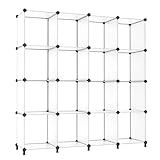 AWTATOS Cubo organizador de almacenamiento modular de 16 cubos,