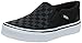 Vans Asher, Baskets Basses garçon - Noir (Checker/Black/Black) - Taille 35 EU