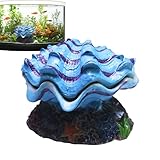 Cueva Para Acuario | Decoración De Hábitat De Concha Para Acuario - Refugio Decorativo Para Acuarios De Agua Dulce Y Salada Terrarios Y Esquineros | Acuarios de Esquina para Hogar Dormitorio Restauran