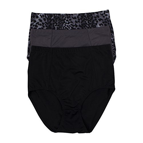 kathy ireland Womens Multi Pack Elastic Waist Boyshort Body Shape Panties