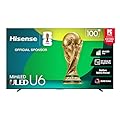 Hisense 100" Class U6 Series Best Value Mini-LED 4K UHD Smart HDR Gaming Fire TV (100U65QF, 2025 Model) - QLED, Native 144Hz, Anti-Glare, Dolby Vision IQ, Dolby Atmos, Game Mode Pro, Alexa Built in