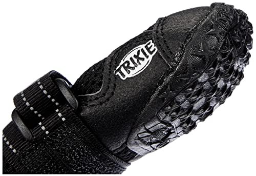 Trixie 19461 Pfotenschutz Walker Active, XS–S, 2 St., schwarz
