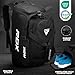 RDX 50L Gym Bag with Ventilated Shoes Compartment, All In One Backpack Duffle Holdall, Fitness Sports MMA Boxing Yoga Swim Gear Sportswear Bag, Weekend Overnight Travel Hiking Rucksack for Men Women
