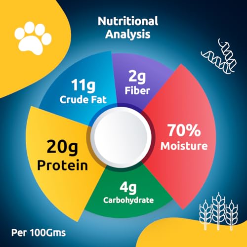 Image of Premium Chicken Gravy Cat Food- 70g Each Pouches- Pack 12 | Omega-3 Rich, High Protein Wet Food - Balanced Seafood Formula with Flaxseed Powder | Natural Meat | No Nasties Added