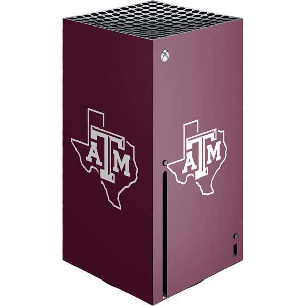 Skinit Decal Gaming Skin Compatible with Xbox Series X Console - Officially Licensed Texas A&M University Outline Design