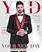 YND Men's 3 Piece Tuxedo Set with Bow Tie, Slim Fit One Button Shawl Lapel Suit Blazer Vest Pants, for Wedding Prom Dinners, Black