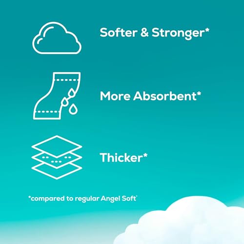 Angel Soft Ultra Toilet Paper, 36 Mega Rolls = 144 Regular Rolls, 2 Ply Toilet Tissue
