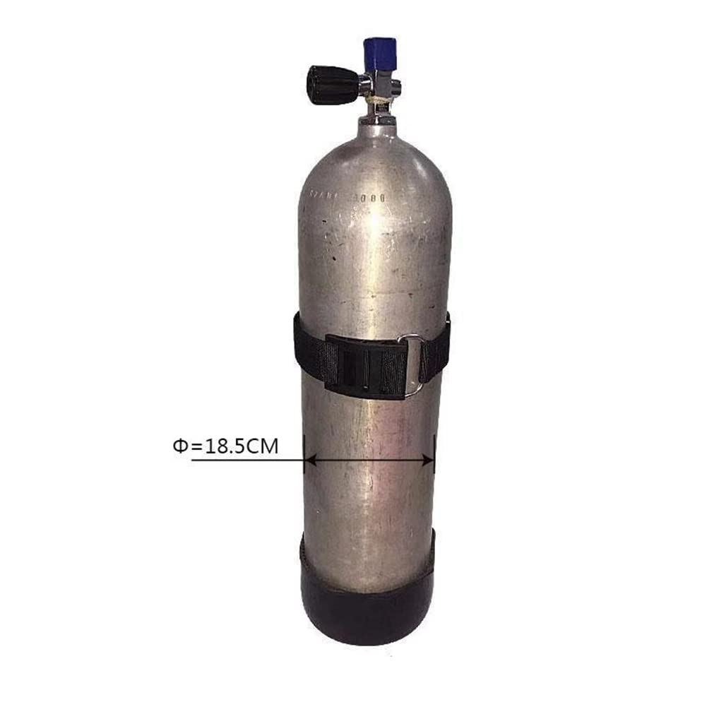 2 Correas Para Tanque De Buceo - Hebilla De Leva, Acero Inoxidable Y Nylon - Sujeción Segura Para Botellas De Buceo