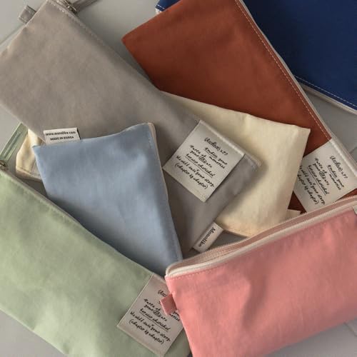 Image of Monolike Archive 247 Flat Pen Case, Sky - Pencil Pouch, Portable Pencil Bag, Pencil Case, Office Pouch case, Pen case