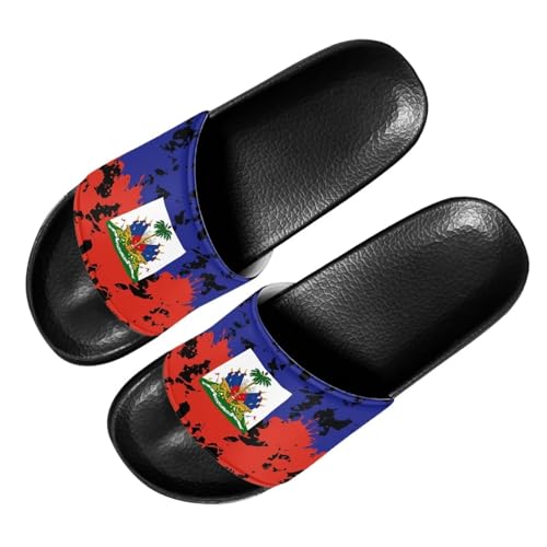 House Slippers for Men Flag Themed Open Toe Slippers for Women Slides2
