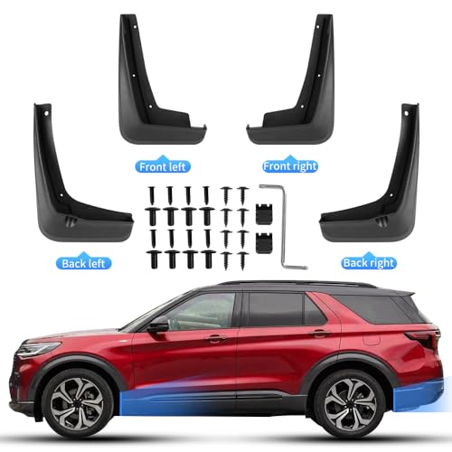 Image of Car Mud Flaps Splash Guards Mudflaps for Chevrolet Chevy Equinox 2018 2019 2020 2021 2022 2023 2024 Auto Exterior Accessories Tire Mudguards Wheel Inner Fender Liner Guard Flap Fenders