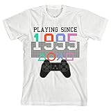 Playstation Video Game Youth White Short Sleeve Shirt-Medium