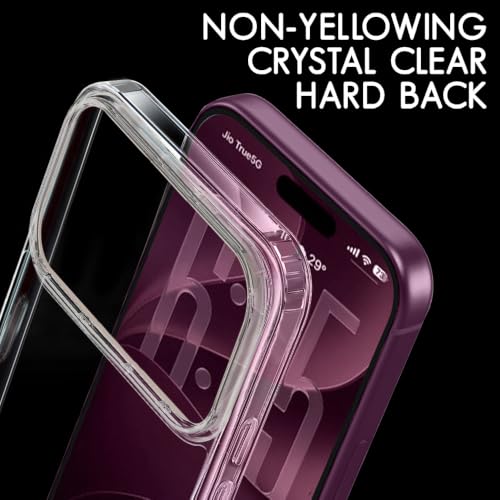 Image of TheGiftKart Ultra-Hybrid Crystal Clear Back Case Cover for iPhone XVIII Pro | Shockproof Design | Camera Protection Bump | Hard Clear Back | Bumper Cover for iPhone XVIII Pro (PC & TPU, Transparent)