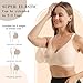 2 Pack Nursing Bras for Breastfeeding, Seamless Maternity Bras Pregnancy Wireless Bralettes with Extra Extender (Black Nude XXXL)