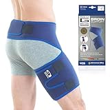 Neo-G Groin Brace for Thigh or Hamstring Injury. Groin Brace for Men and Women - for arthritis, pulled groin, strain - Adjustable Groin Compression Support - Unisex