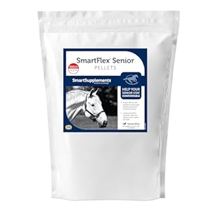 SmartFlex Senior Pellets | Horse Joint Supplement with Chondroitin Sulfate, Glucosamine and More | Joint Supplement for Senior Horses | 112 Servings | 14.8 lb Bag