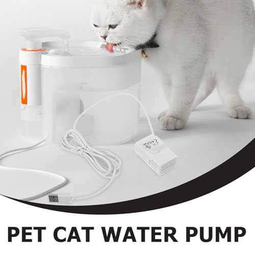 Bomba sumergible para agua de gato SEWACC silenciosa y ajustable miniatura 3