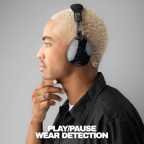 undefined Skullcandy Aviator 900 ANC Wireless Over-Ear Bluetooth Headphones, THX Spatial Audio with Head Tracking, Adaptive Noise Cancelling, Up to 60 Hours Battery, Microphone for iPhone Android - True Black の商品画像 5