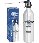FIRSTINFO A1638L | 1000ml | Aluminiumflasche | Pneumatische nachfüllbare Sprühvorrichtung | Wiede...