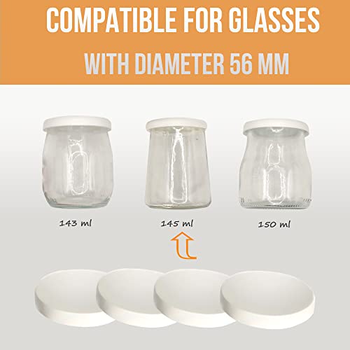 Lot De 8 Couvercles En Silicone Pour Verres à Boire, Anti-poussière, Réutilisables, 10 Cm