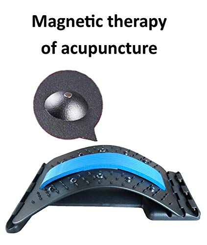TIDY 4 U Back Stretcher for pain relief, Posture Corrector, 3 Levels Adjustable Back Massager with Magnetic Beads for Back Lumbar Support Relaxation and Pain Relief - Image 2