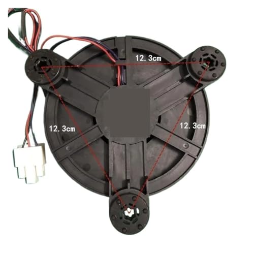 Ventilador de refrigerador Compatible con Nidec GW12E12MS3MB-52 12V 0.13A 5