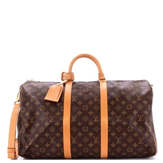Louis Vuitton Pre-Loved Keepall Bandouliere Canvas Bag