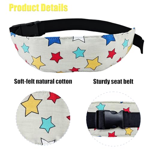Image of 3 Pcs Baby Carseat Head Support Band Neck Relief Headrest Strap for Stroller Car Seat Head Holder for Toddler Kids Children Child Baby Infant(White and Green)