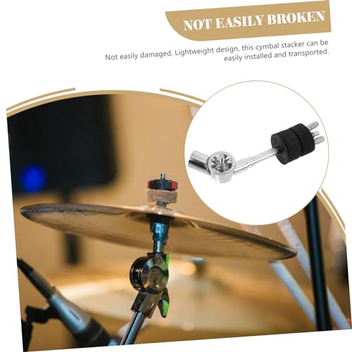 Conector para brazo de boom de platillo UPKOCH, soporte de extensión para batería, accesorio ligero de montaje para mayor estabilidad en bateristas y percusionistas miniatura 7