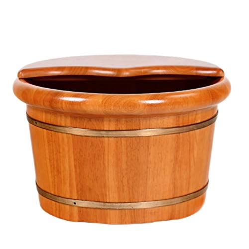 Spa de pies en barril de madera para adultos
