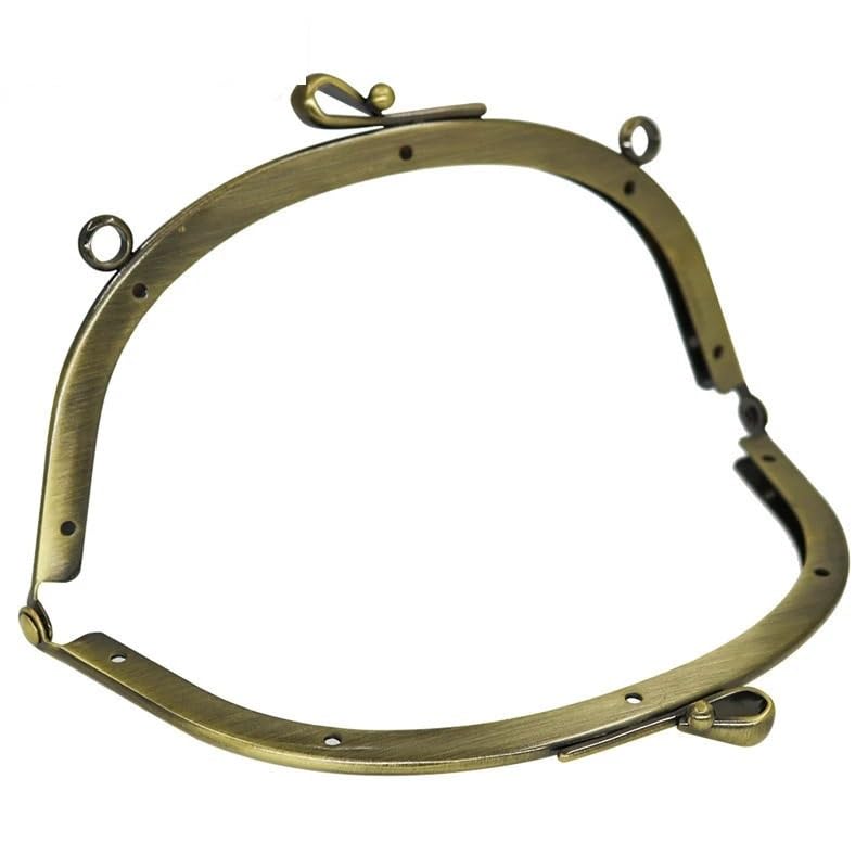 Embrayage fermoir en métal laiton pour fabrication sac à main DIY - 5