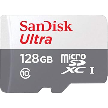 Cartão de memória microSD SanDisk, 128 GB, classe 10