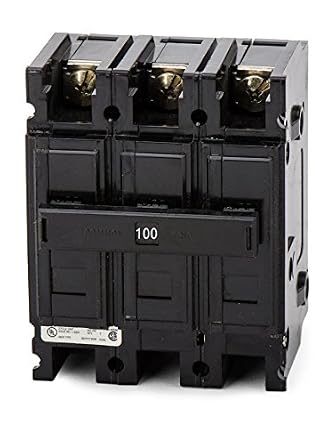 CUTLER HAMMER QC3100H 10 KAIC, 100 AMP, 240 VAC, 3-Pole, Circuit Breaker, Thermal Magnetic Trip, Type QC