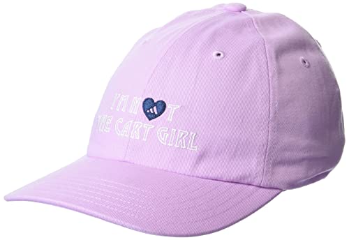 adidas Standard I'm Not The Cart Girl Golf Hat, Bliss Lilac, One Size