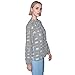 Karl Lagerfeld Paris Women's Top, Glacier Blue Multi,Large