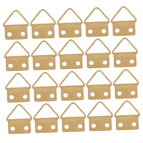 Image of Tofficu 200pcs Invisible Picture Frame Hangers Wall-Mounted Buckles for Art and Photo Frames Heavy-Duty Iron Wall Hanging Hardware for Easy Installation and Exhibition Use