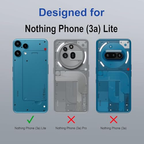 Image of Zapcase Back Case Cover for Nothing Phone 3a Lite | Compatible for Nothing Phone 3a Lite Back Cover | Compatible with MagSafe | Scratch-Resistant Back Case Cover | Clear