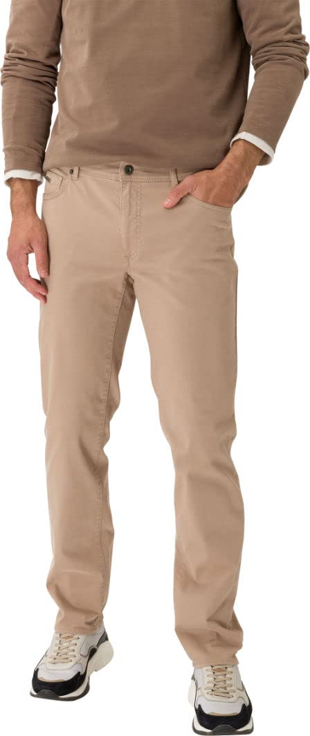 BRAX Straight Fit Hose Cadiz Cotton Satin Stretch Nachtblau