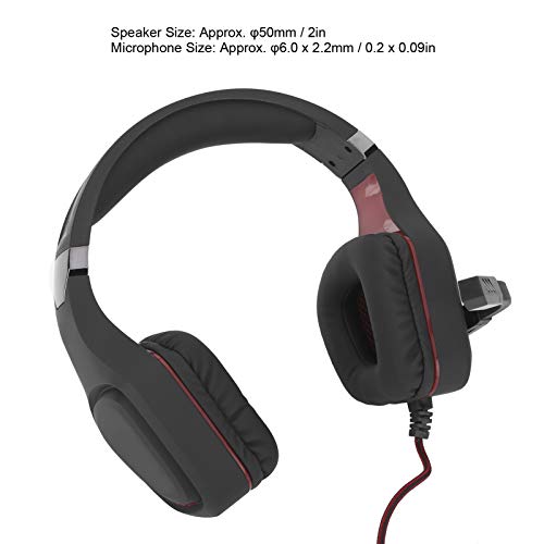 GT97-headset voor Gaming, Bedrade Stereoheadset met Microfoon voor Pc, Actieve Ruisonderdrukkingsfunctie, Professionele Bedrade Gamingheadset voor Pc-laptop - Afbeelding 8