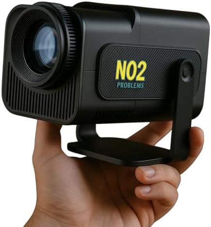 NO2PROBLEMS -Mini Projetor inteligente HY320 Portatil 5G Wifi 6 B...