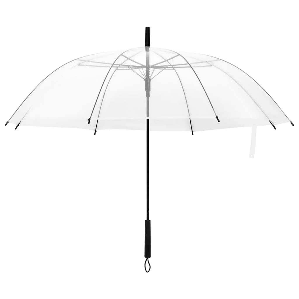 Tomostar Golf-Regenschirm, für Herren und Damen, transparent, 107 cm