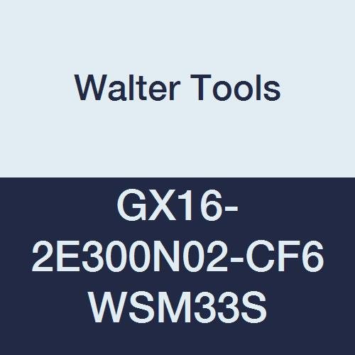 GX16-2E300N02-CF6 WSM33S Carbide Tiger-Tec Grooving Indexable Turning Insert, 0.008" Corner Radius (Pack of 10)