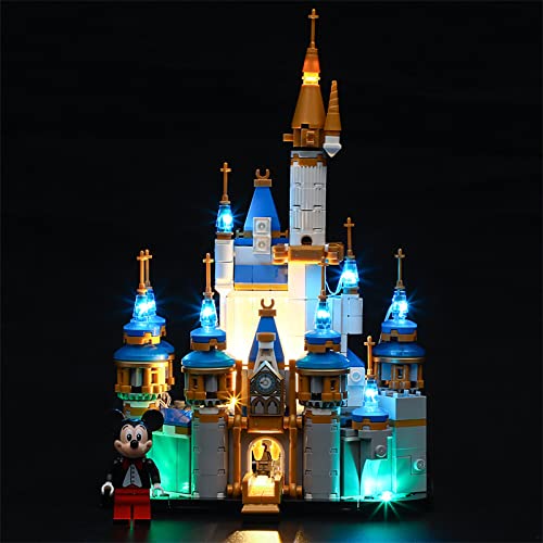 BSSW LED Lichtset für Lego 40478 Disney Mini Castle Set, Lego 40478 kompatibel, Set ohne Lego
