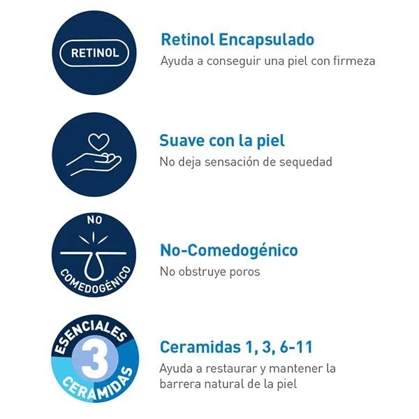 CeraVe Hautbilderneuerndes Retinol Serum, Gesichtsserum für ebenmäßige Haut und aufgehellte Pickelmale, Mit Ceramiden… - Image 5