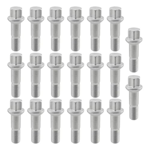 Pernos de rueda coche para Benz X166 W222 tornillos juego de perno tuerca neumático 20PCS