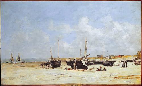 Cuadro decorativo de 60x90cm con paisaje marino de Berck Pas De Calais