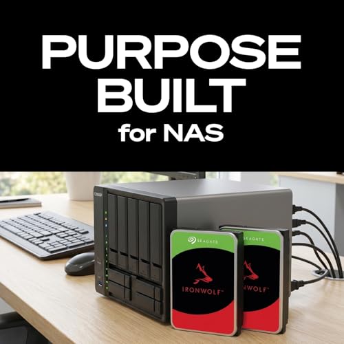 Image of Seagate IronWolf 4TB NAS Internal Hard Drive CMR 3.5 Inch SATA 6Gb /s 5400 RPM 64MB Cache for RAID Network Attached Storage Rescue Services (ST4000VNZ06 /006)