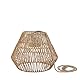 SISINE-Spension für den Außenbereich, LED, Rattan, 3 Intensitäten, wiederaufladbar, Ø 40 cm, Natur New Garden